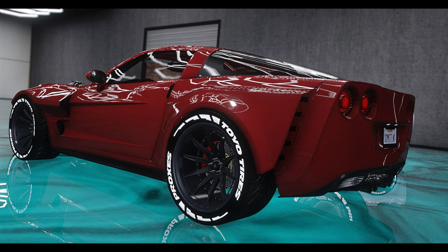 2009 Chevrolet Corvette C6 V.1 G.O.M. Styling - DEVELOPER Z3D