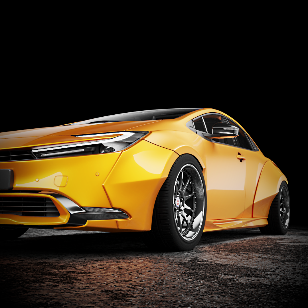 2023-Present Toyota Prius GOMSTYLING V1 | Real Bodykit