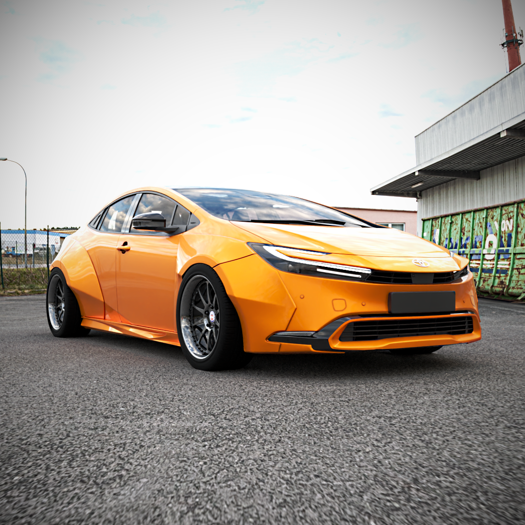 2023-Present Toyota Prius GOMSTYLING V1 | Real Bodykit