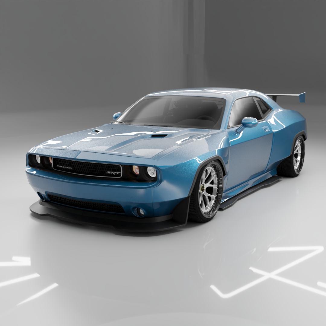 2008-2014 Dodge Challenger GOMSTYLING V1 | Real Bodykit