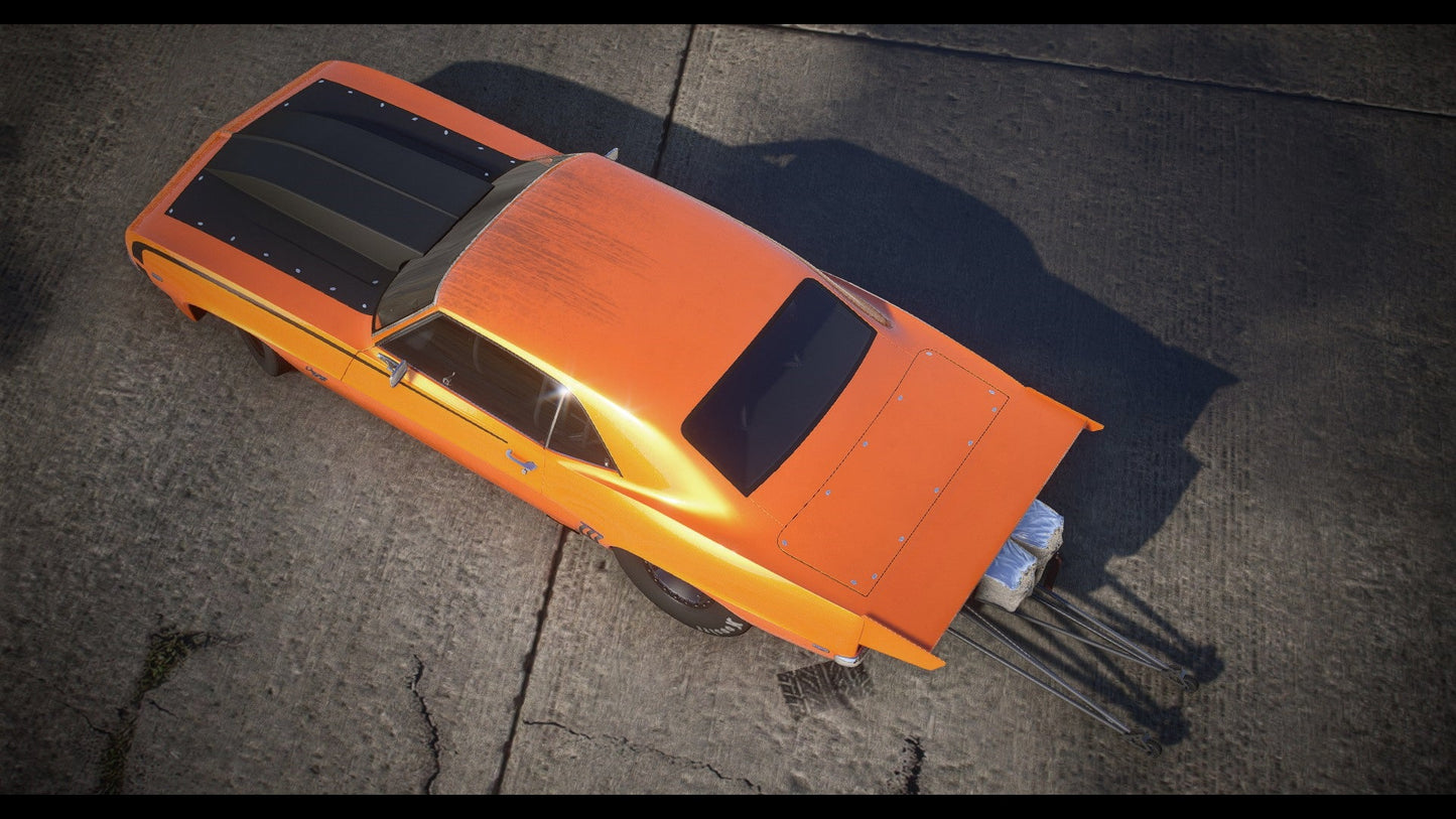 1969 Chevrolet Camaro SS Drag Car "Sick Seconds" + Templated - DEVELOPER Z3D