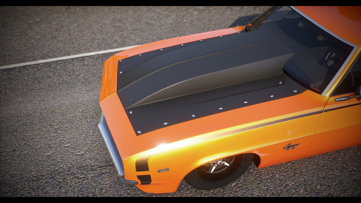 1969 Chevrolet Camaro SS Drag Car "Sick Seconds" + Templated