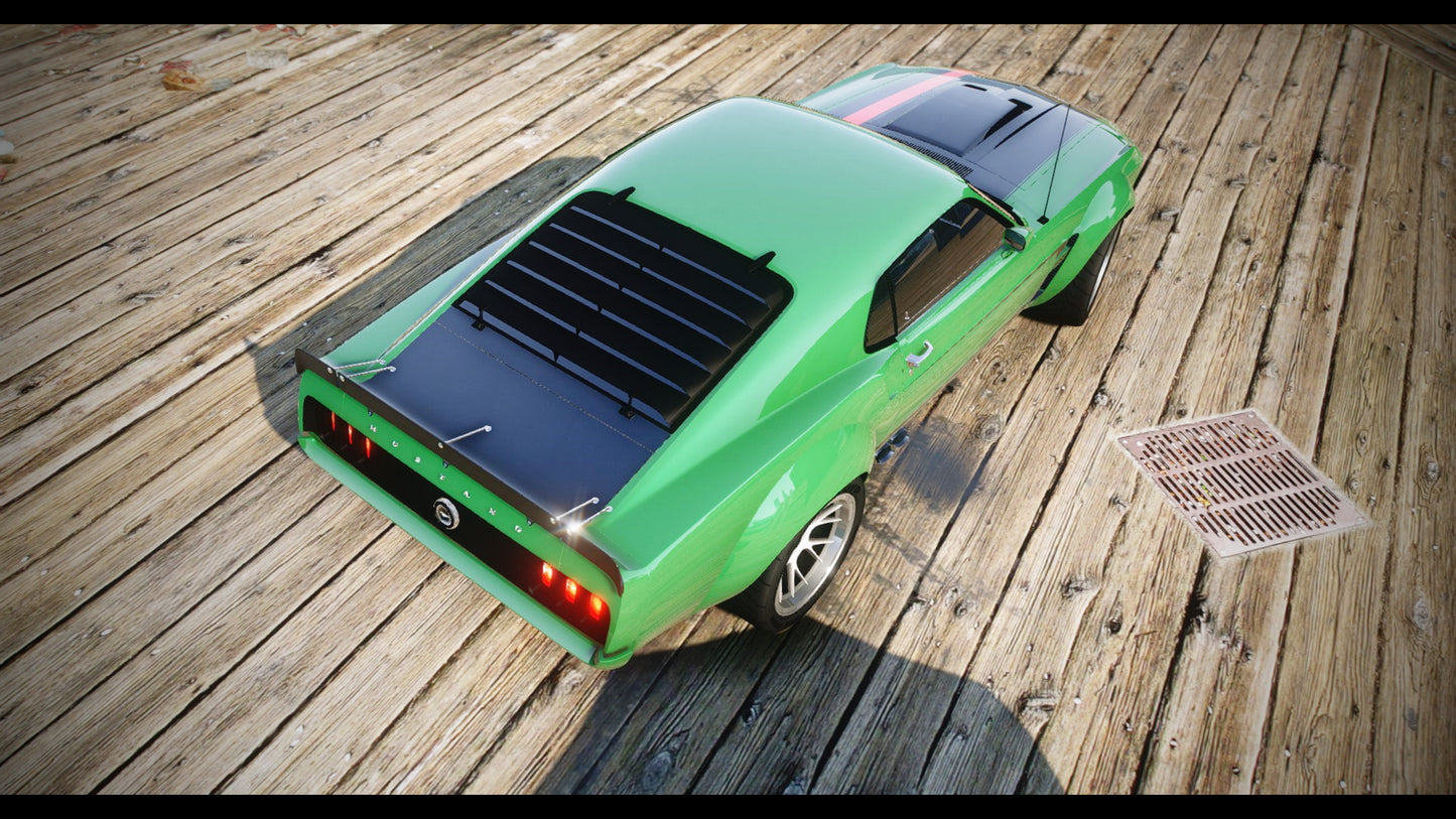 1970 Ford Mustang Boss G.O.M. Styling + Addon Sound