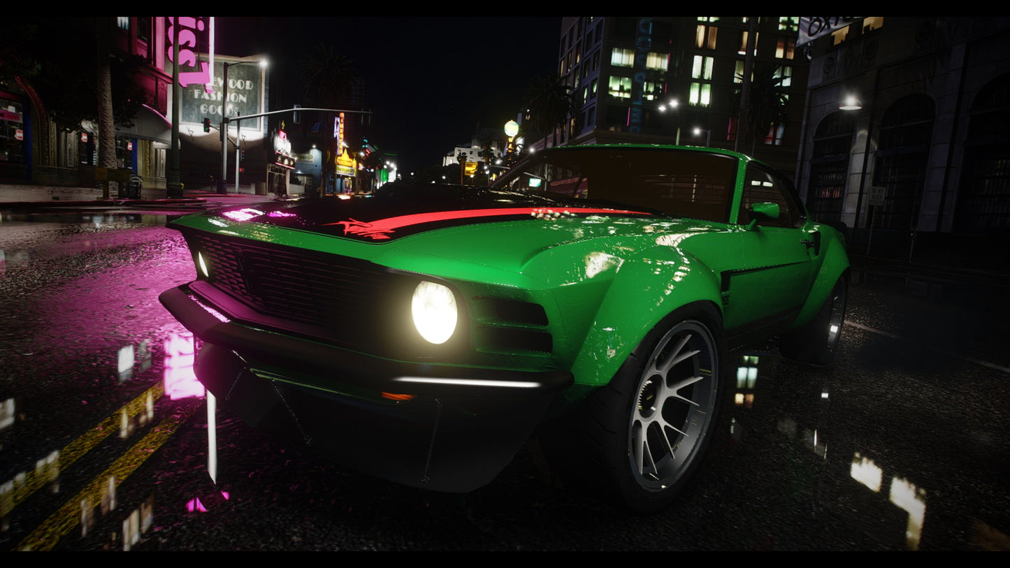 1970 Ford Mustang Boss G.O.M. Styling + Addon Sound