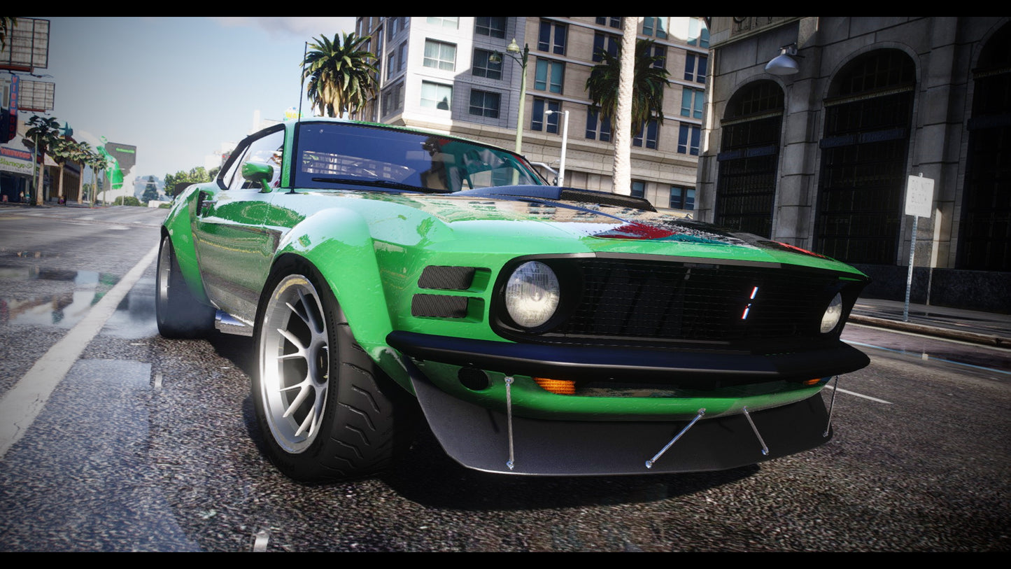 1970 Ford Mustang Boss G.O.M. Styling + Addon Sound