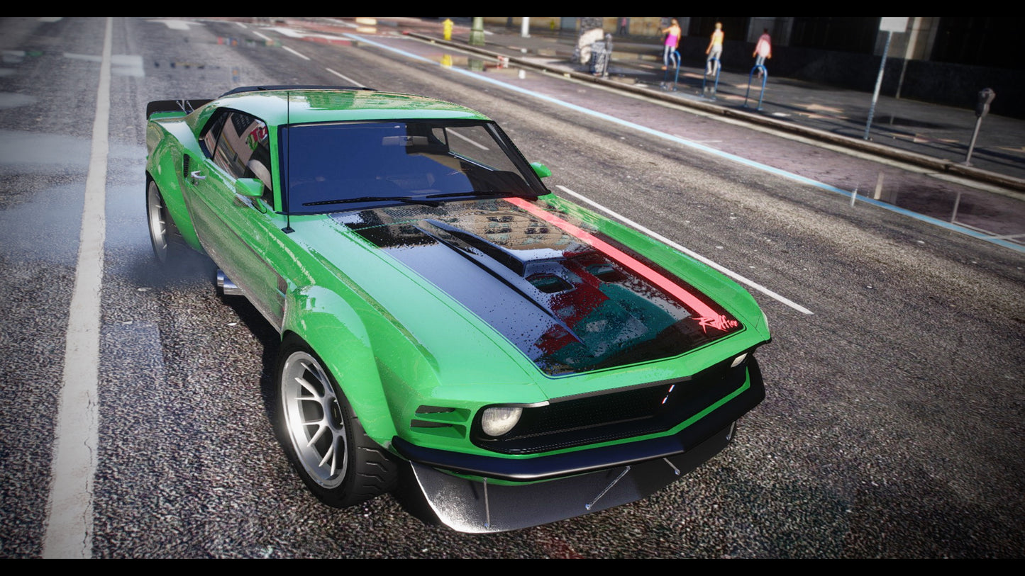 1970 Ford Mustang Boss G.O.M. Styling + Addon Sound