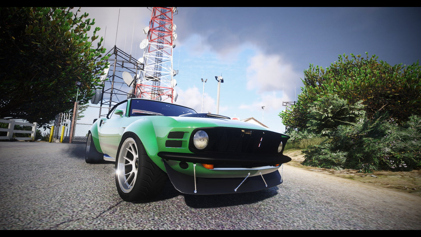 1970 Ford Mustang Boss G.O.M. Styling + Addon Sound