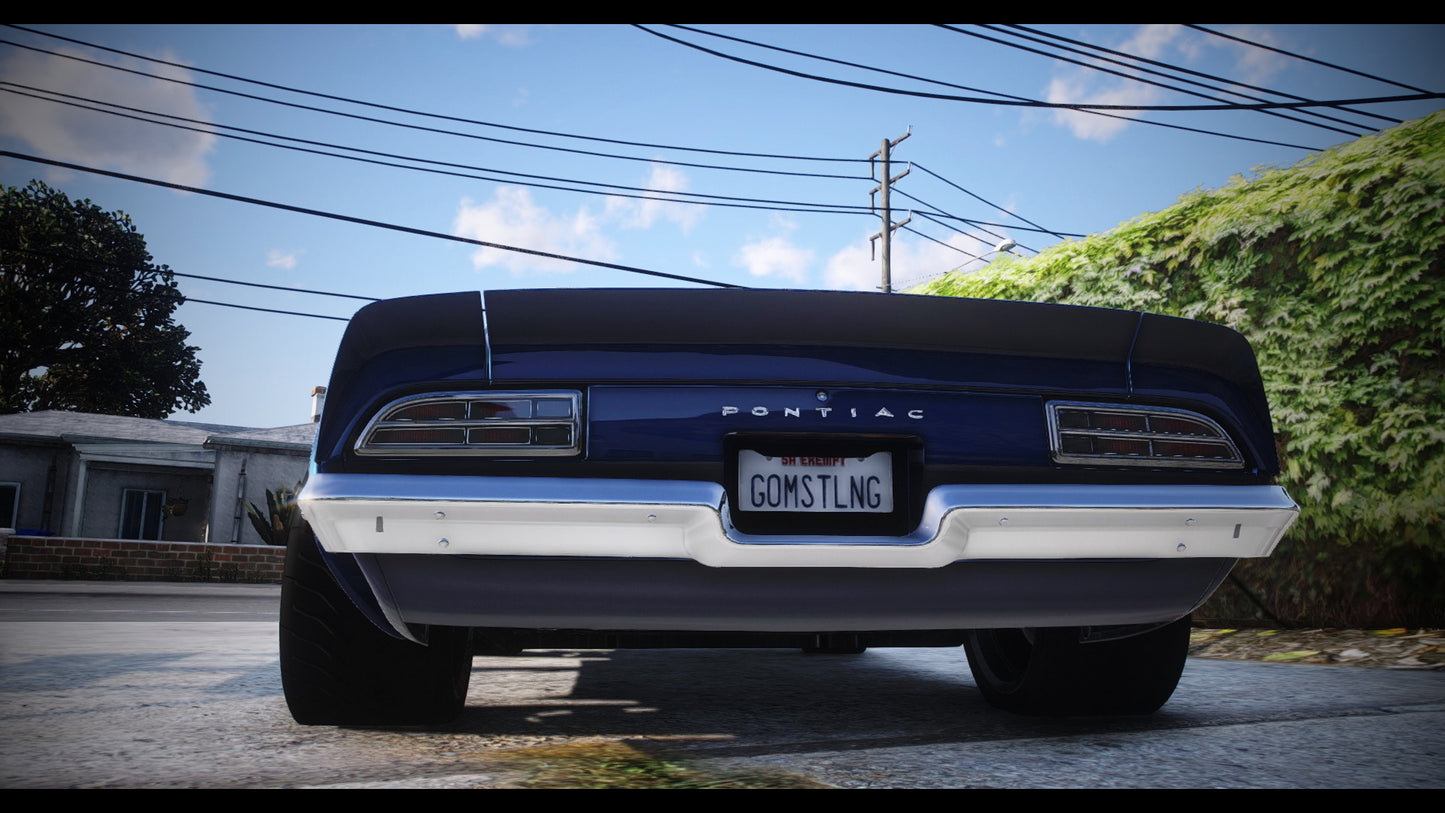 1970 Pontiac Trans-Am G.O.M. Styling + Addon Sound