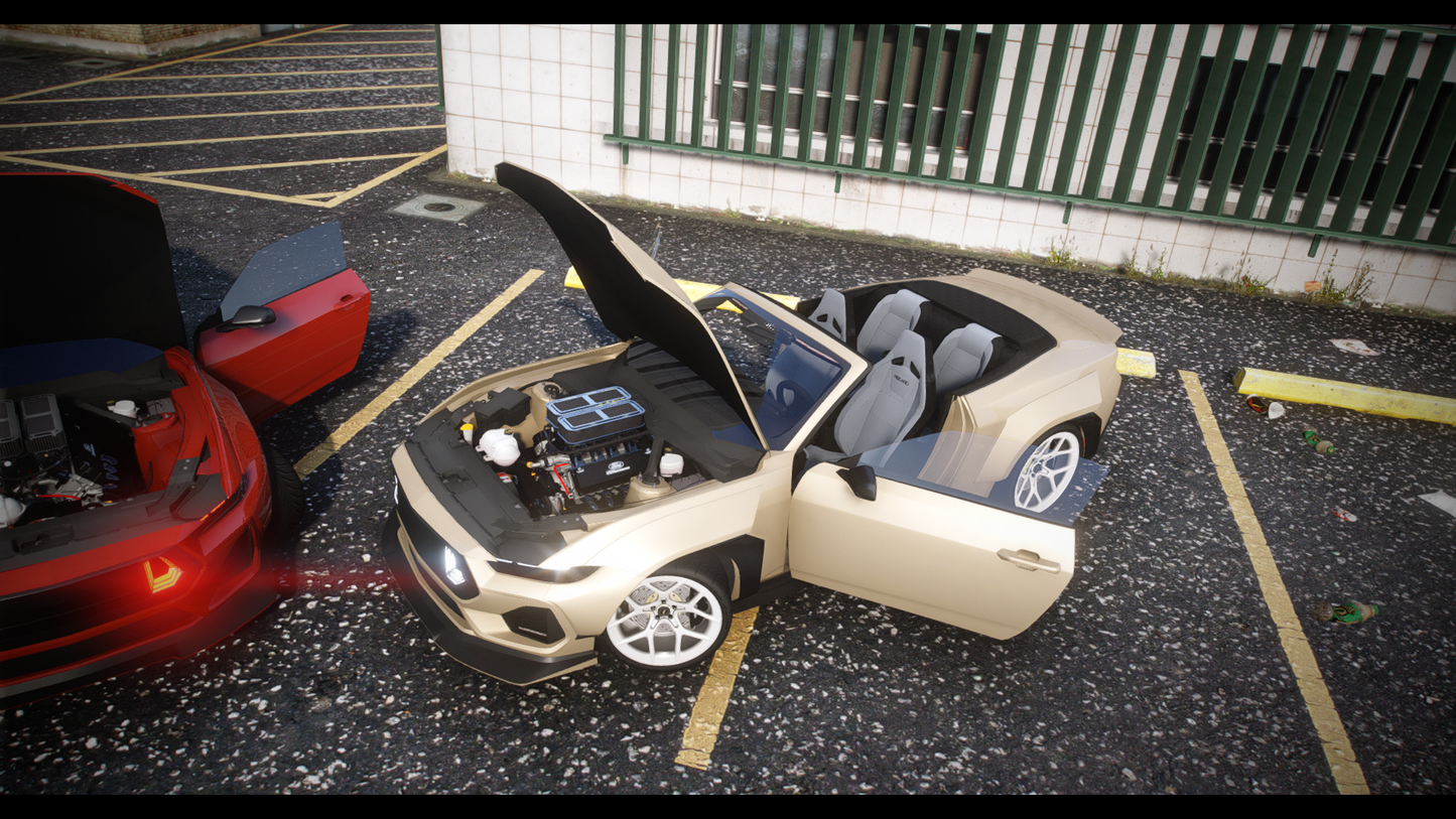 2024 Ford Mustang RTR SPEC 5 Convertible Pack + Addon Sound - DEVELOPER Z3D