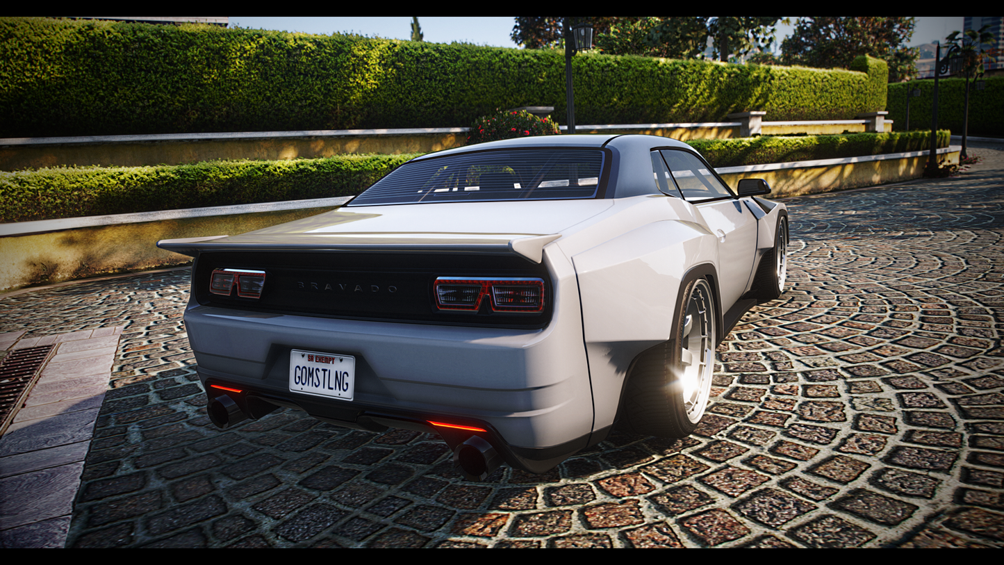 Bravado Gauntlet Hellfire CTX | Addon Sound | 64 Tuning Parts | Vanilla Edit