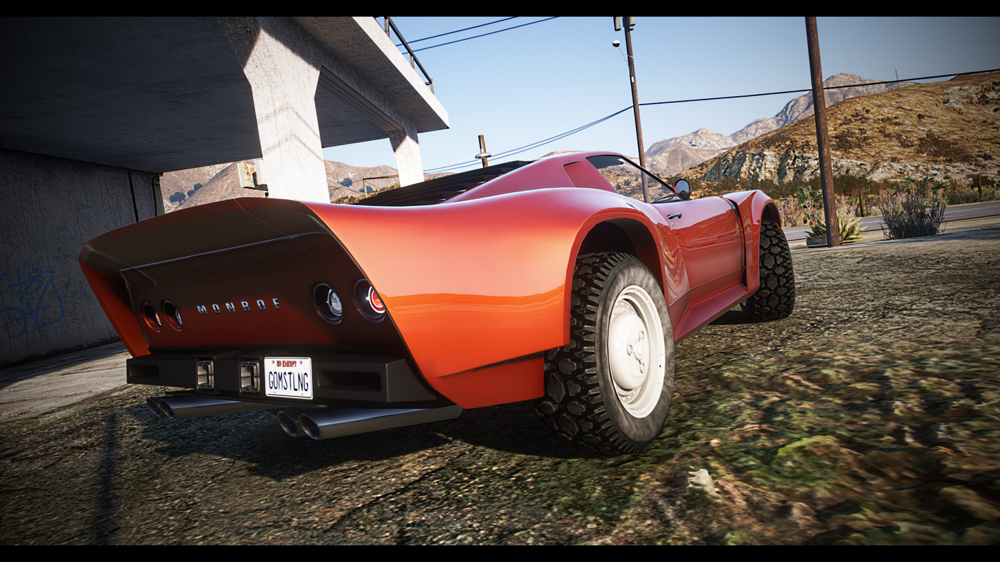 Pegassi Monroe DRT | Addon Sound | Livery Map | Vanilla Edit