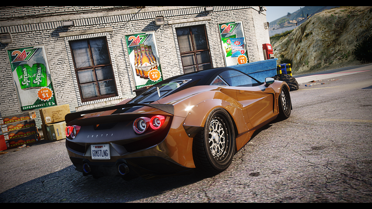 Grotti Turismo Omaggio CTX | 39 Tuning Parts | Vanilla Edit
