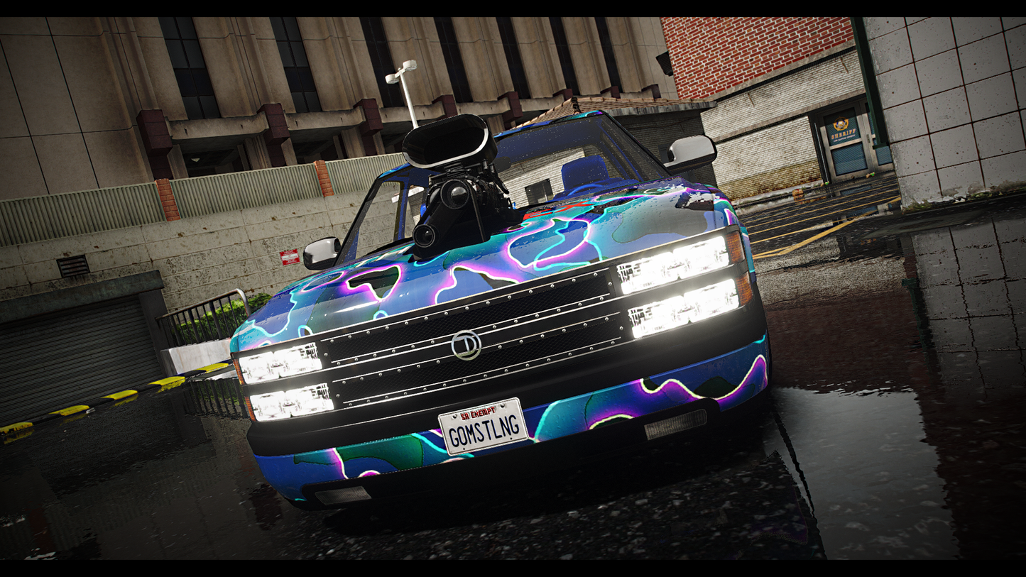 Declasse Yosemite 1500 Dually CTX | Addon Sound | 68 Tuning Parts | Liveries | Vanilla Edit