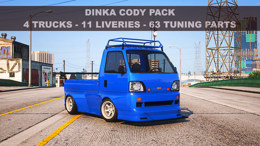 Dinka Cody Pack | 63 Tuning Parts | Liveries | Scratch Made