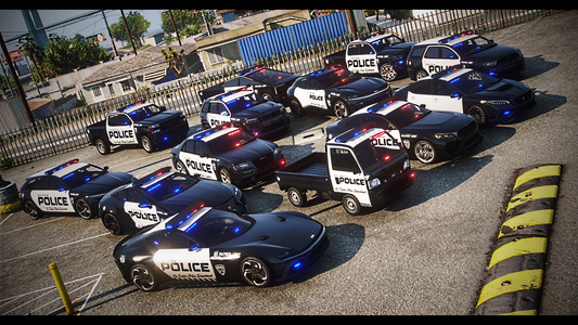 Police Pack 2 | 13 Vehicles | Addon Sound | 936 Tuning Parts | Liveries | Scratch Made