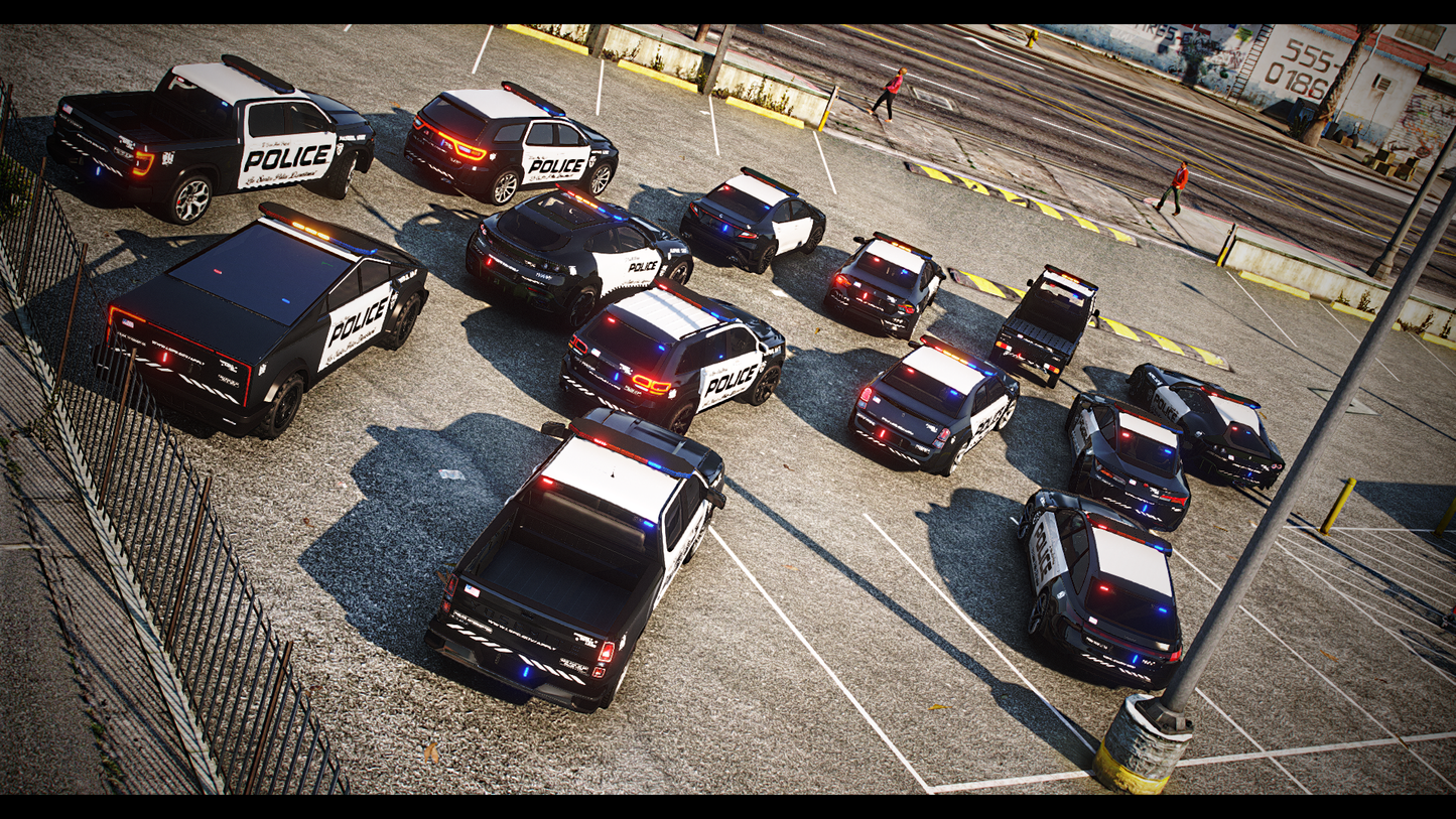 Police Pack 2 | 13 Vehicles | Addon Sound | 936 Tuning Parts | Liveries | Scratch Made