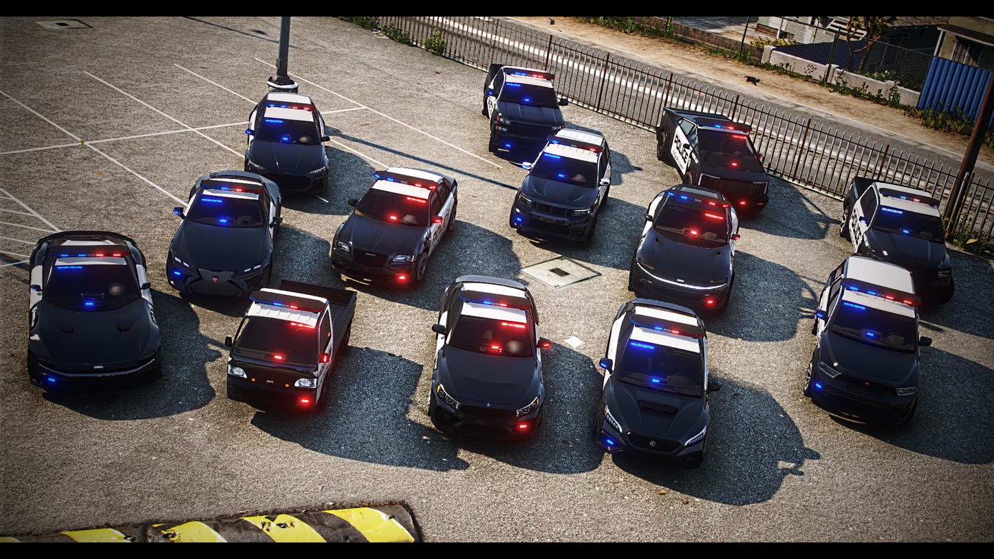 Police Pack 2 | 13 Vehicles | Addon Sound | 936 Tuning Parts | Liveries | Scratch Made