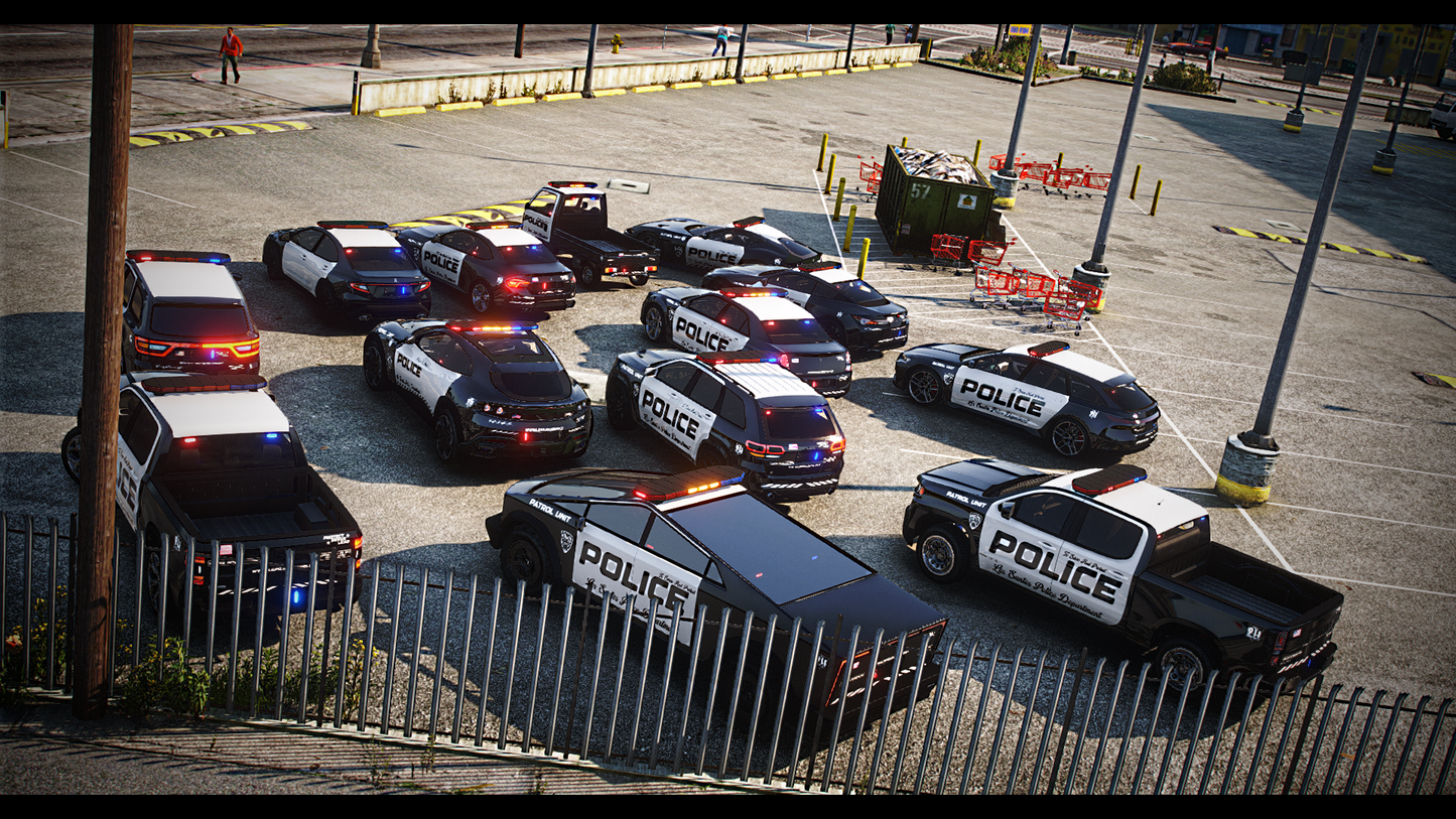 Police Pack 2 | 13 Vehicles | Addon Sound | 936 Tuning Parts | Liveries | Scratch Made