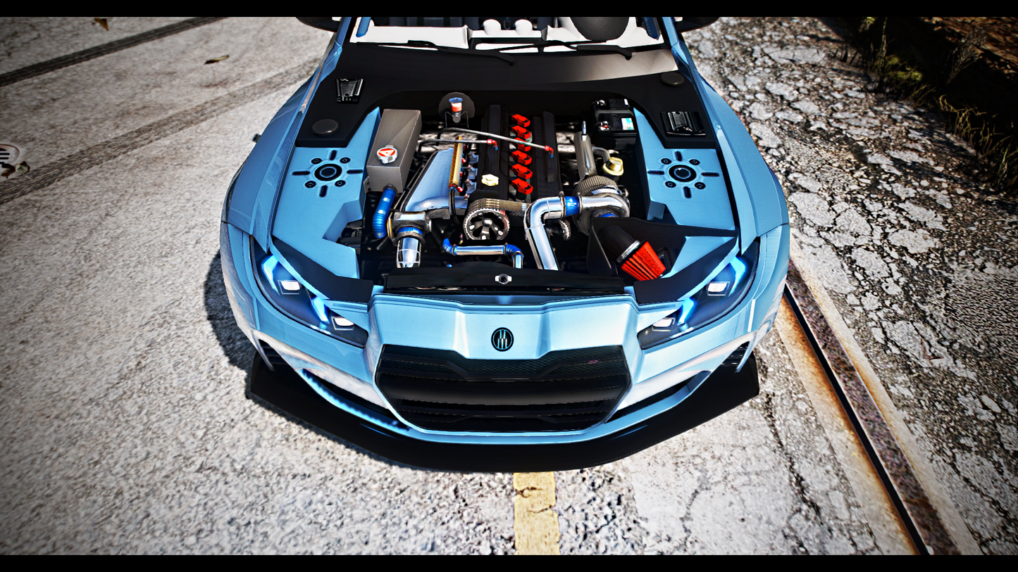 Ubermacht Sentinel GTS RAMPAGE Widebody | Addon Sound | 83 Tuning Parts | Liveries | Vanilla Edit