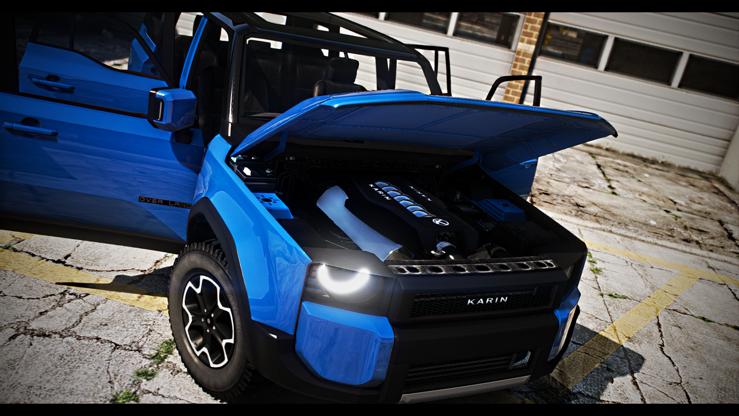 Karin Overland SWB | 88 Tuning Parts | Livery Map | Scratch Made
