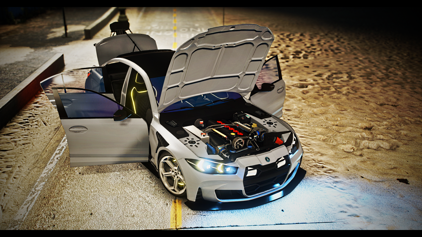 Ubermacht Sentinel GTS RAMPAGE Street Spec | Addon Sound | 83 Tuning Parts | Liveries | Vanilla Edit