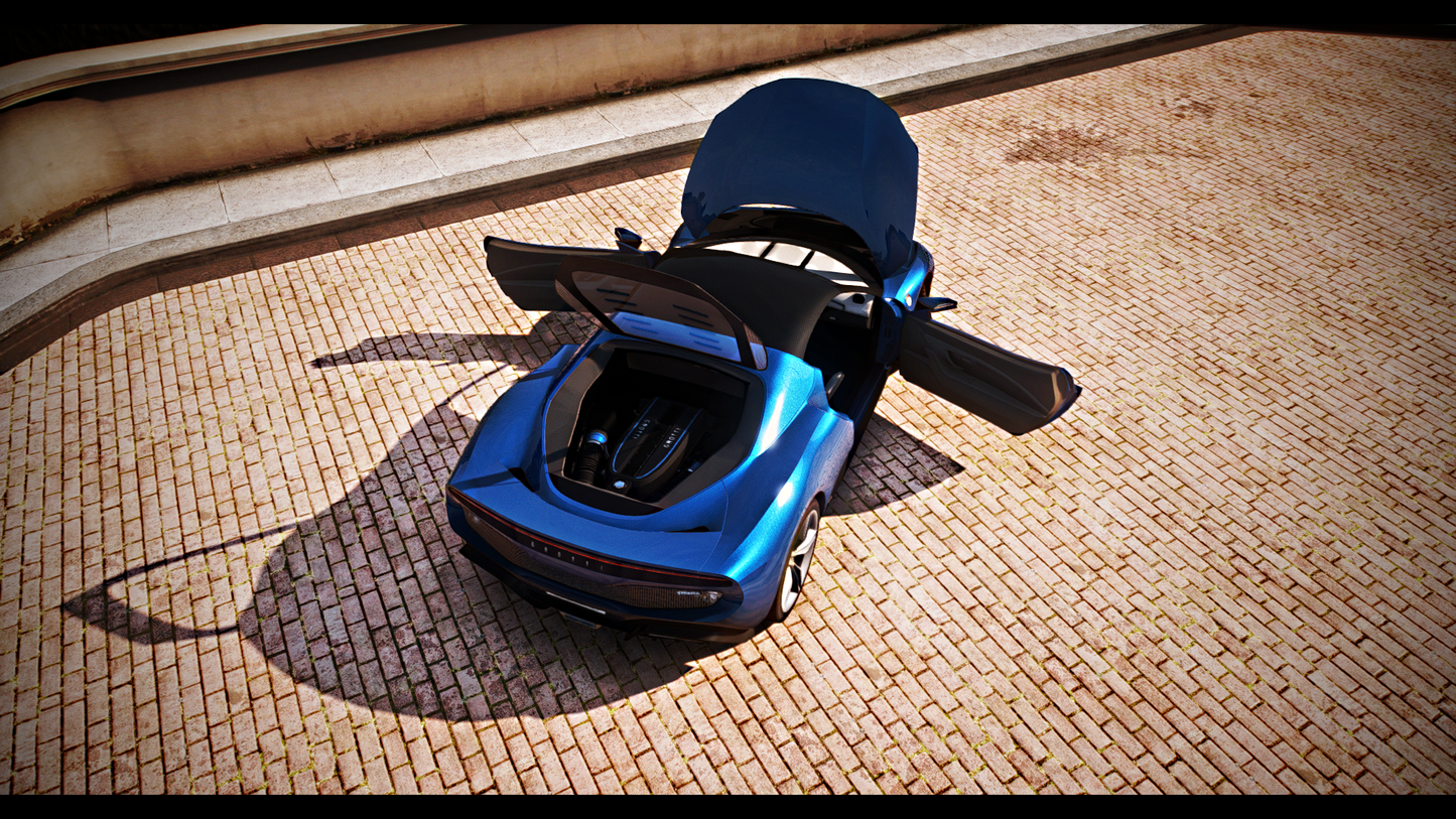 Grotti Stilletto GTR | Addon Sound | 26 Tuning Parts | Livery Map | Scratch Made