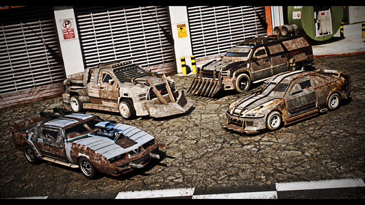 Apocalypse Pack 1 | 4 Vehicles | 201 Tuning Parts | Liveries | Vanilla Edit