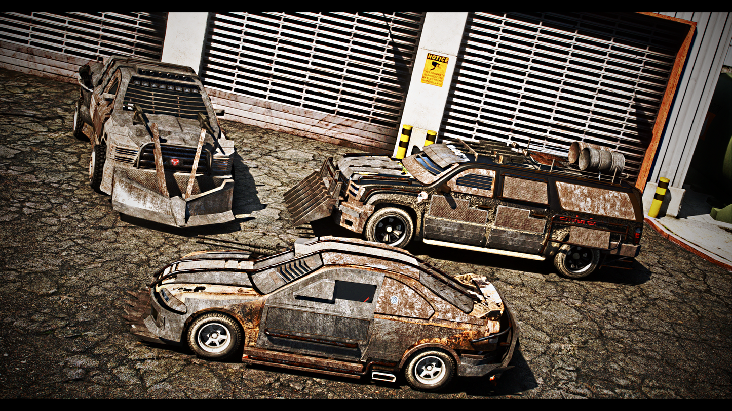 Apocalypse Pack 1 | 4 Vehicles | 201 Tuning Parts | Liveries | Vanilla Edit