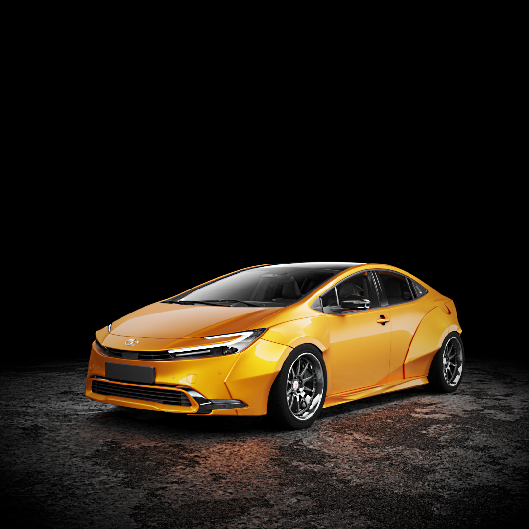 2023-Present Toyota Prius GOMSTYLING V1 | Real Bodykit