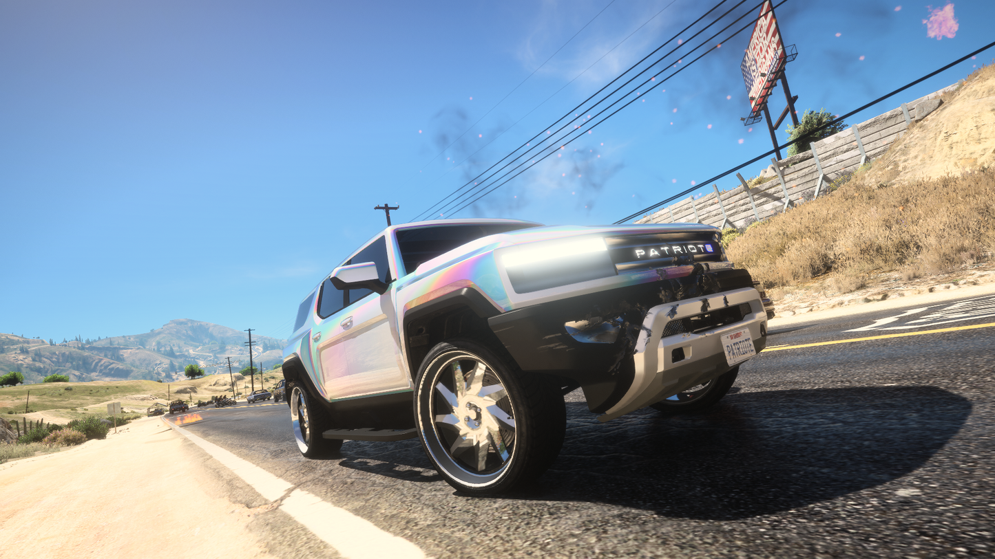 Mammoth Patriot-E SUV | 4WS SCRIPT | 9 Tuning Parts | Livery Map | Scratch Made