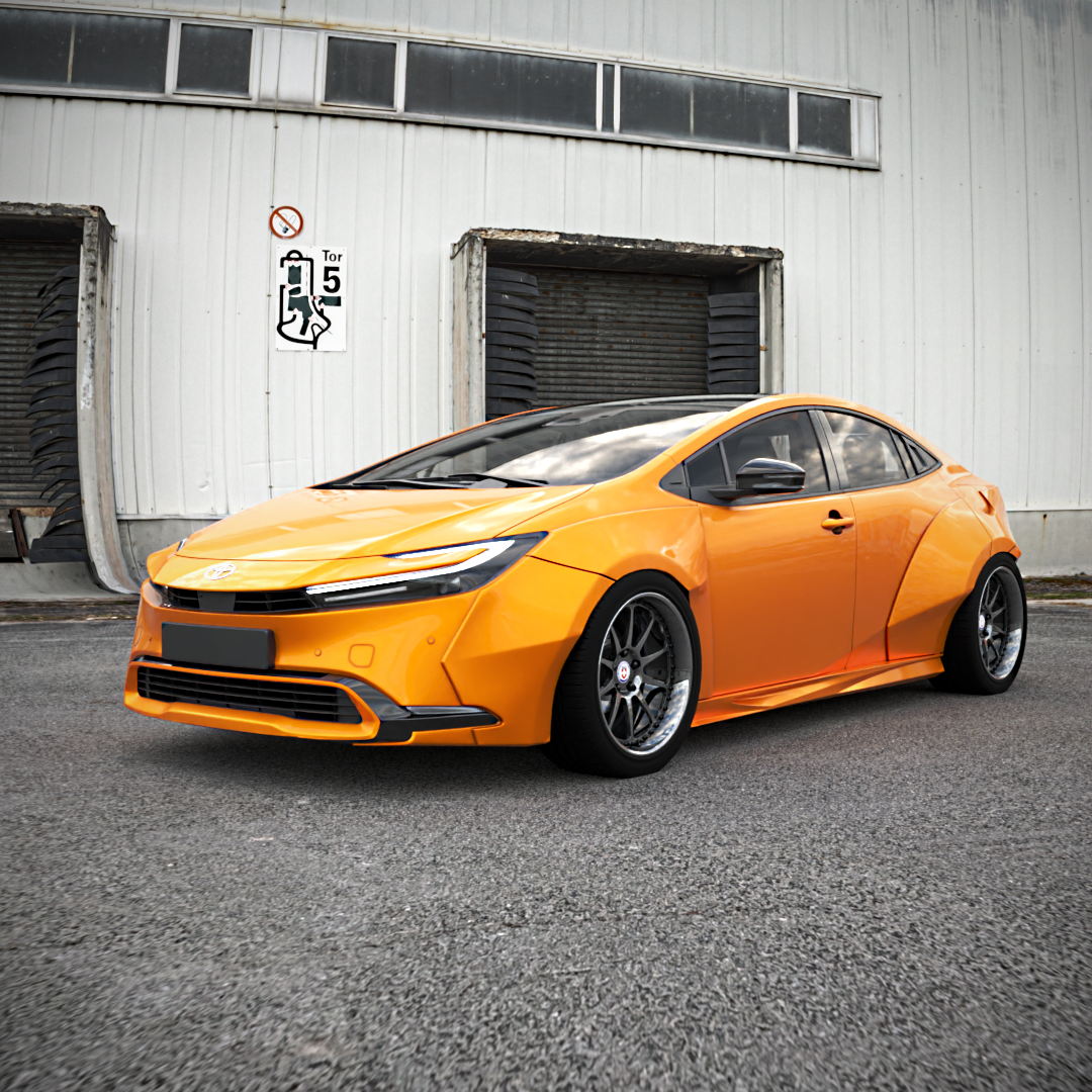 2023-Present Toyota Prius GOMSTYLING V1 | Real Bodykit