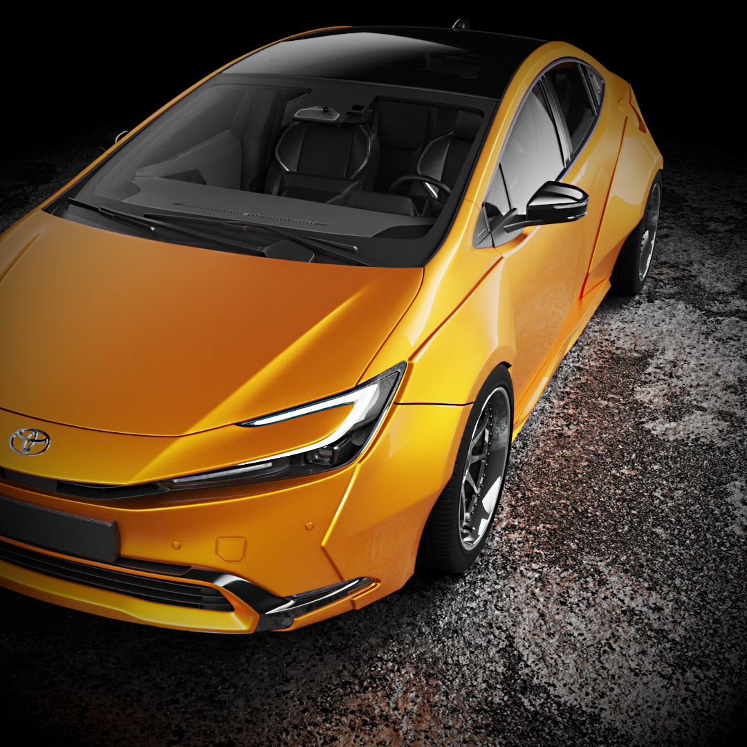 2023-Present Toyota Prius GOMSTYLING V1 | Real Bodykit