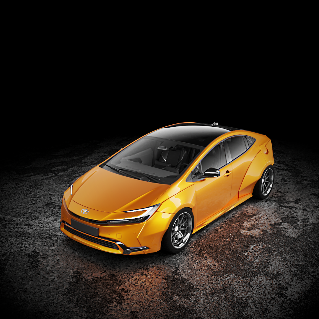 2023-Present Toyota Prius GOMSTYLING V1 | Real Bodykit