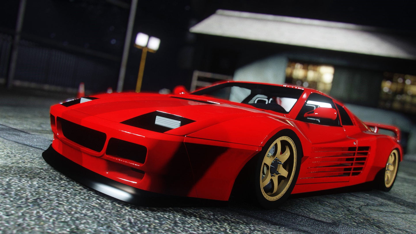 1991 Ferrari Testarossa 512 V.1 G.O.M. Styling - DEVELOPER Z3D