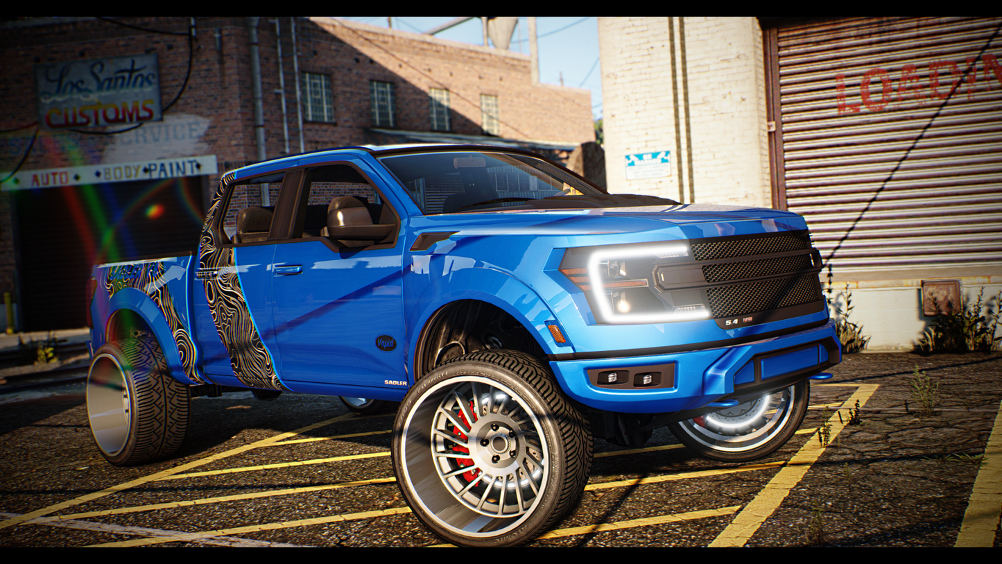 Vapid Sadler LT-150 RAMPAGE | Addon Sound | 28 Tuning Parts | Liveries | Scratch Made