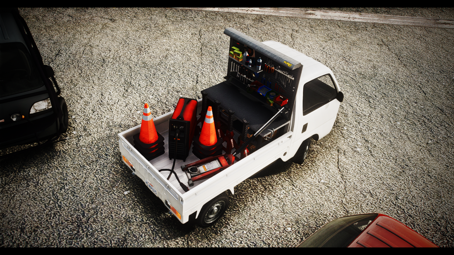 Dinka Cody Mechanic Truck Pack | 39 Tuning Parts | Livery Map | Scratch Made
