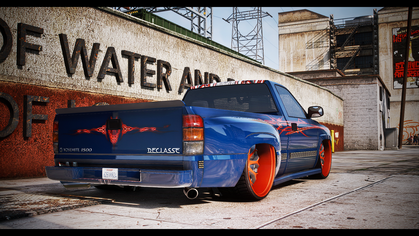 Declasse Yosemite 1500 Singlecab Pack | Addon Sound | 304 Tuning Parts | Liveries | Vanilla Edit