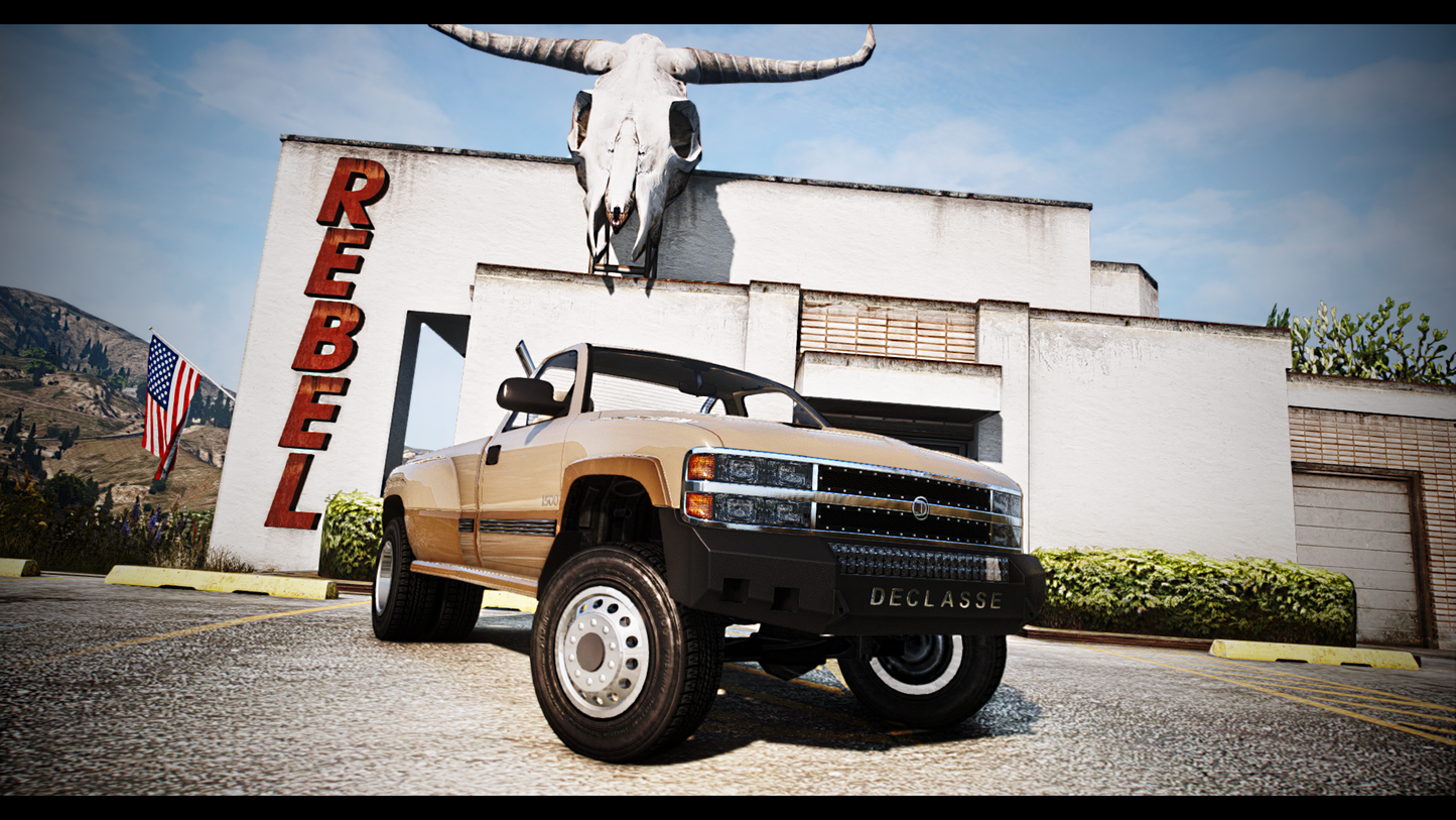 Declasse Yosemite 1500 Singlecab Pack | Addon Sound | 304 Tuning Parts | Liveries | Vanilla Edit