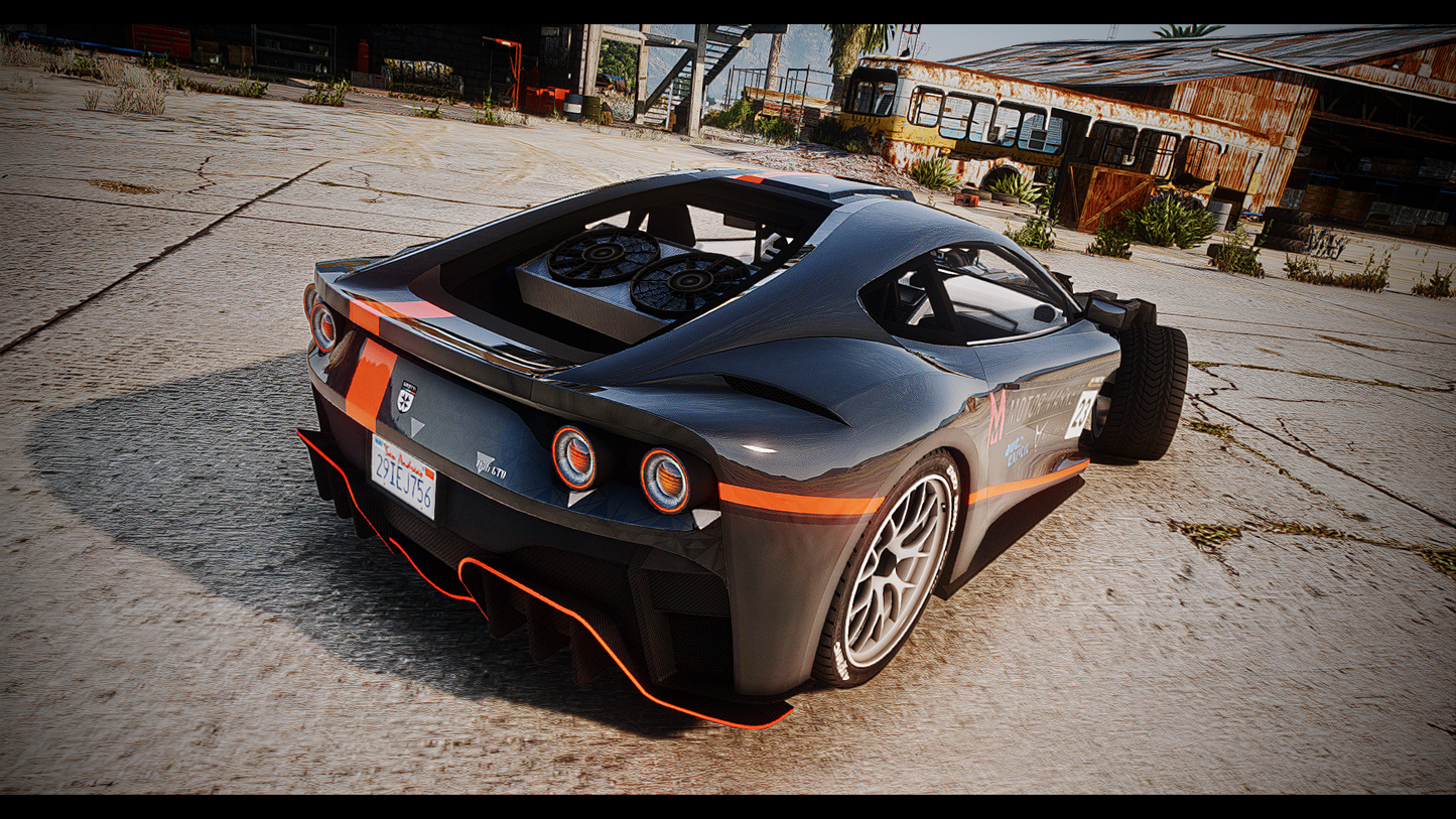 Grotti Itali GTO Drift | Addon Sound | 35 Tuning Parts | LOD's | Liveries | Vanilla Edit