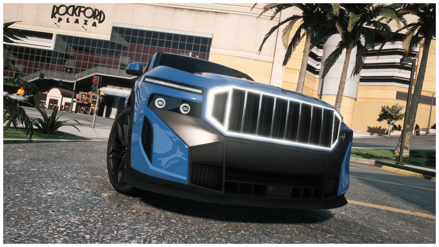 Ubermacht Rebla XR | Addon Sound | 4 Tuning Parts | Livery Map | Scratch Made