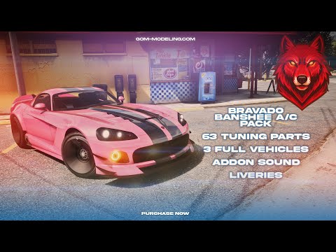 Bravado Banshee A/C Pack | Addon Sound | 63 Tuning Parts | Liveries | Scratch Made