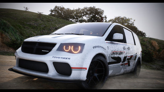 2015 Dodge Grand Caravan Demon 'Carademon, Dodge Demon Engine, Custom Car for FiveM