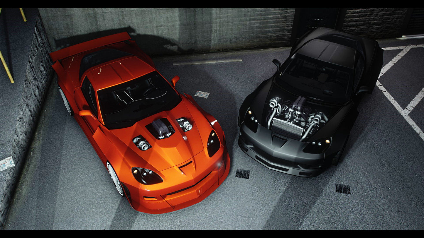 2009 Chevrolet Corvette C6 V.1 G.O.M. Styling