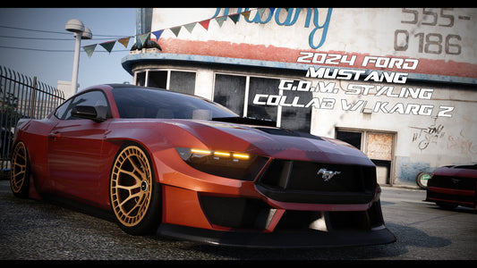 2024 Ford Mustang G.O.M. Styling X KARG_Z, Roush Yates RTR Engine, Custom Car for FiveM