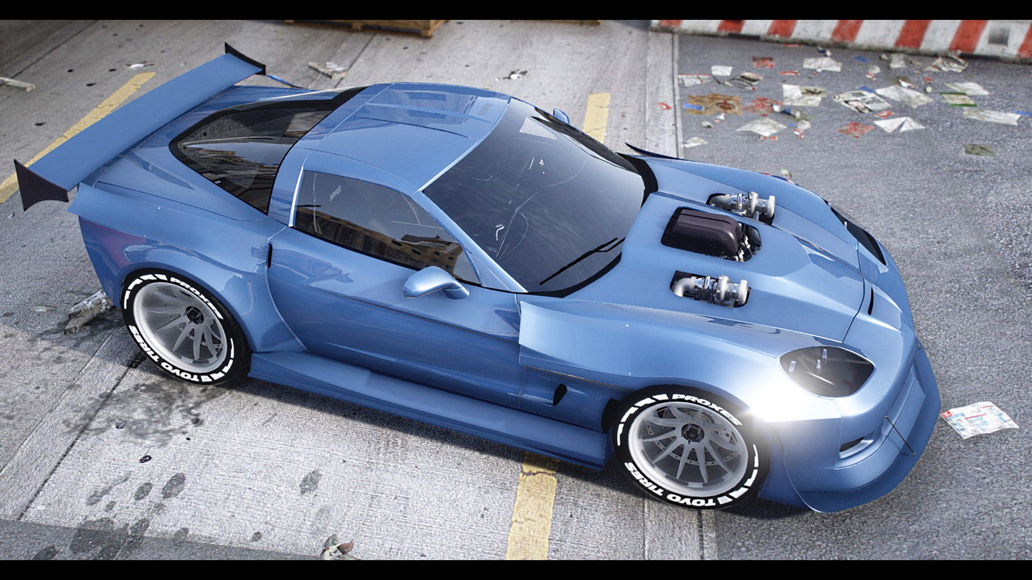 2009 Chevrolet Corvette C6 V.1 G.O.M. Styling