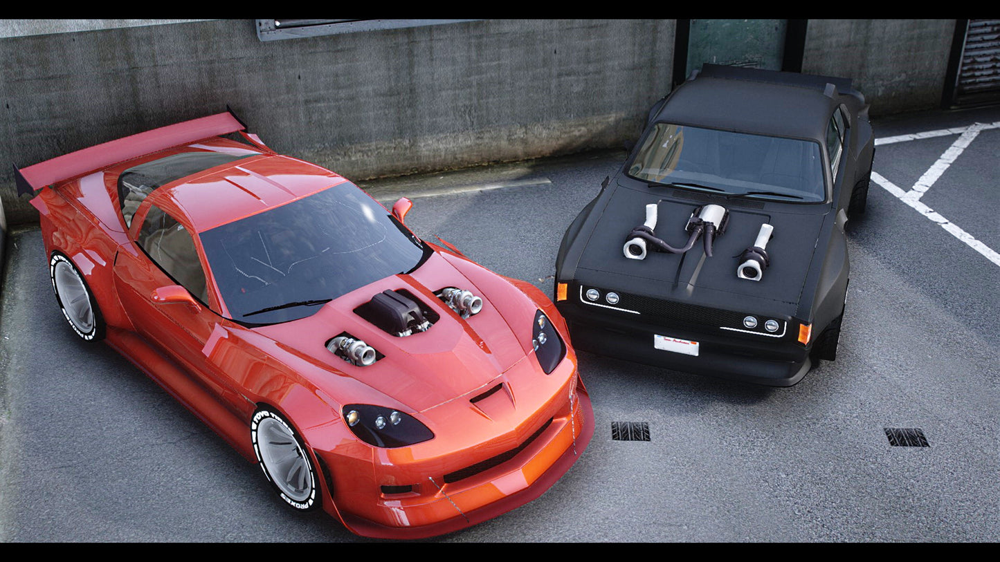 2009 Chevrolet Corvette C6 V.1 G.O.M. Styling