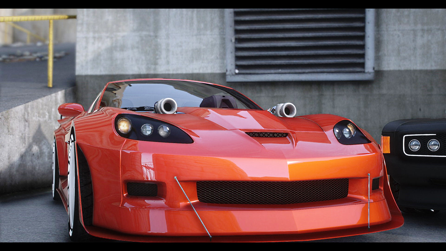 2009 Chevrolet Corvette C6 V.1 G.O.M. Styling