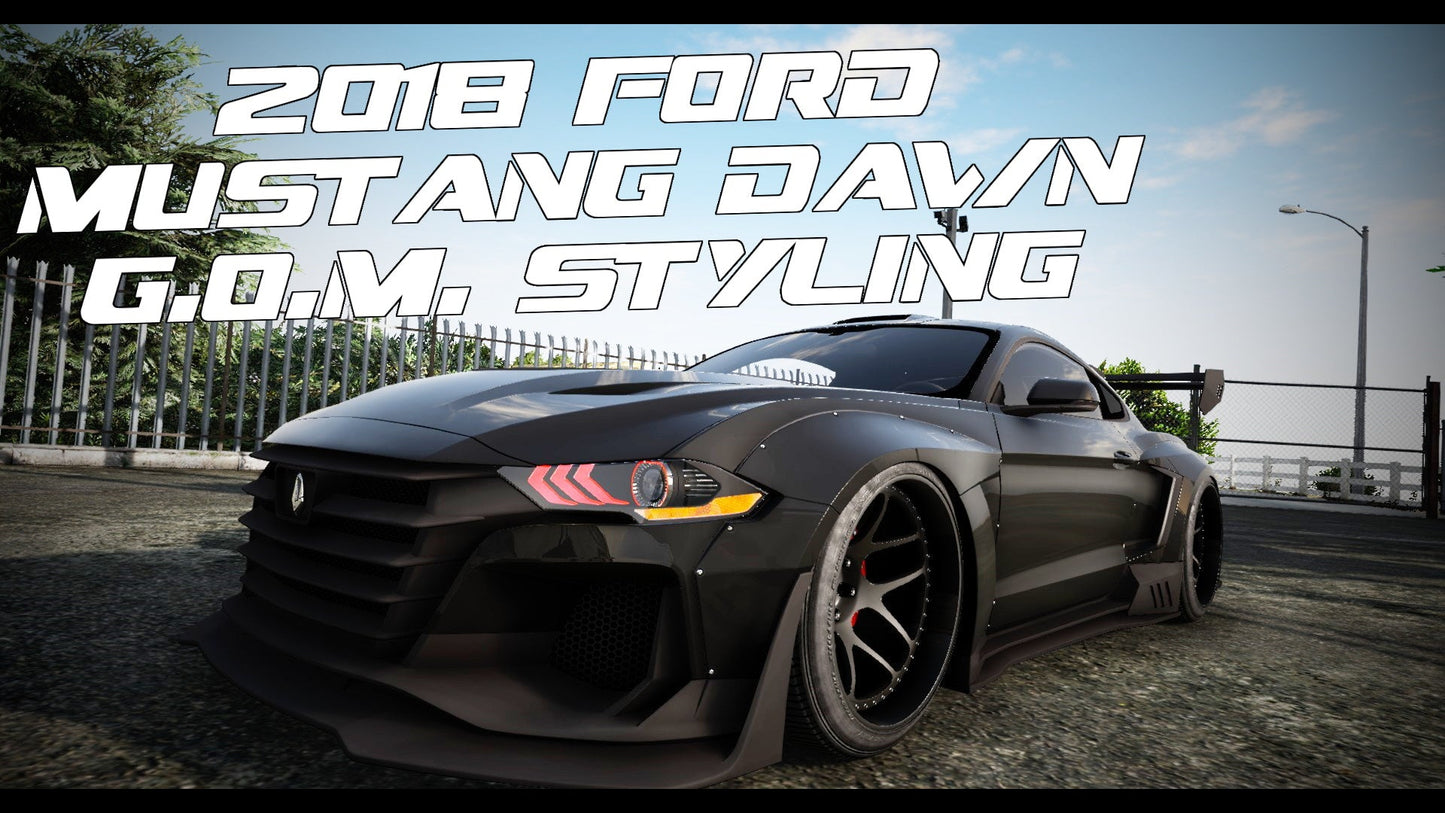 2018 Ford Mustang DAWN G.O.M. Styling - DEVELOPER Z3D
