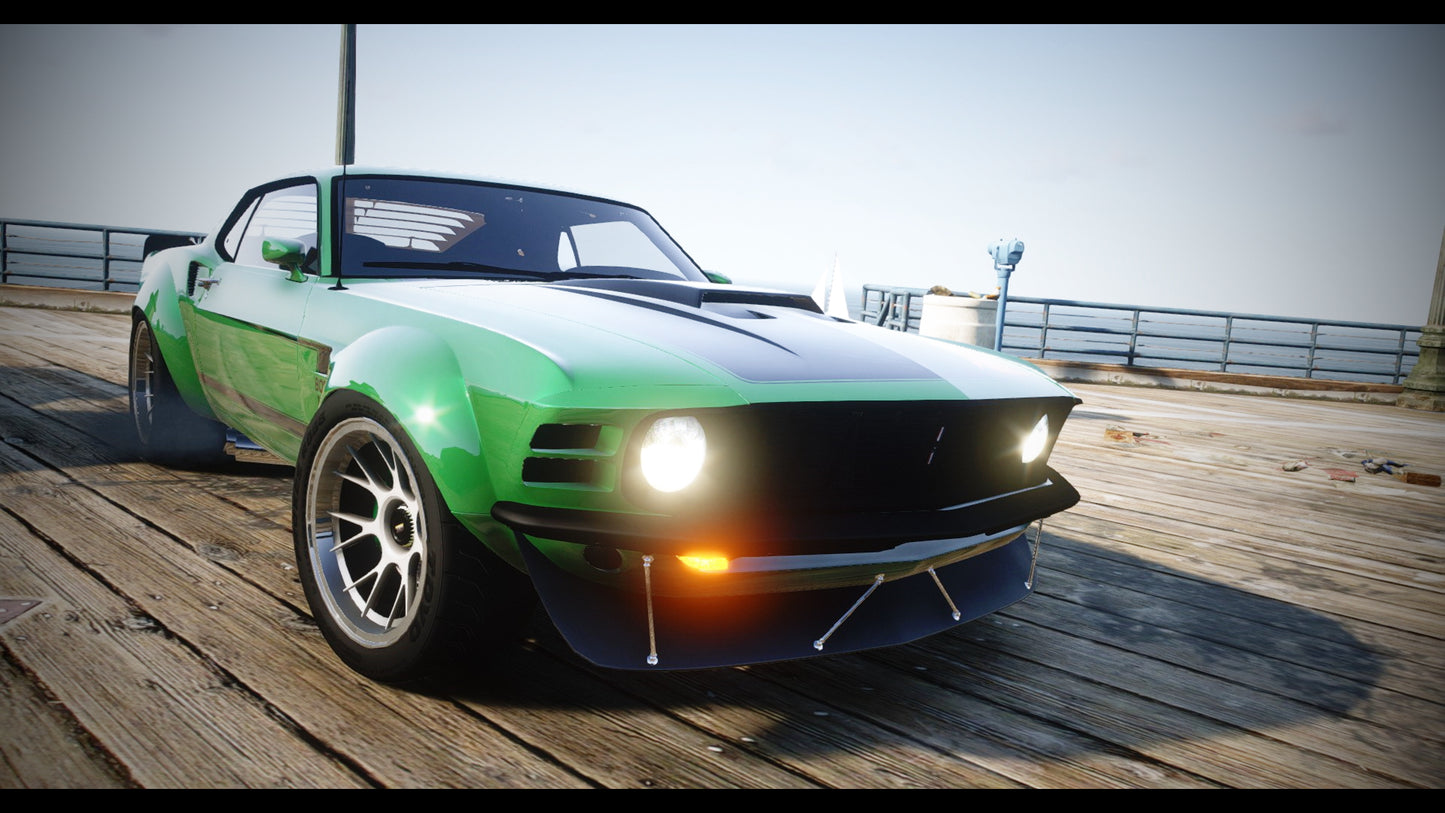 1970 Ford Mustang Boss G.O.M. Styling + Addon Sound