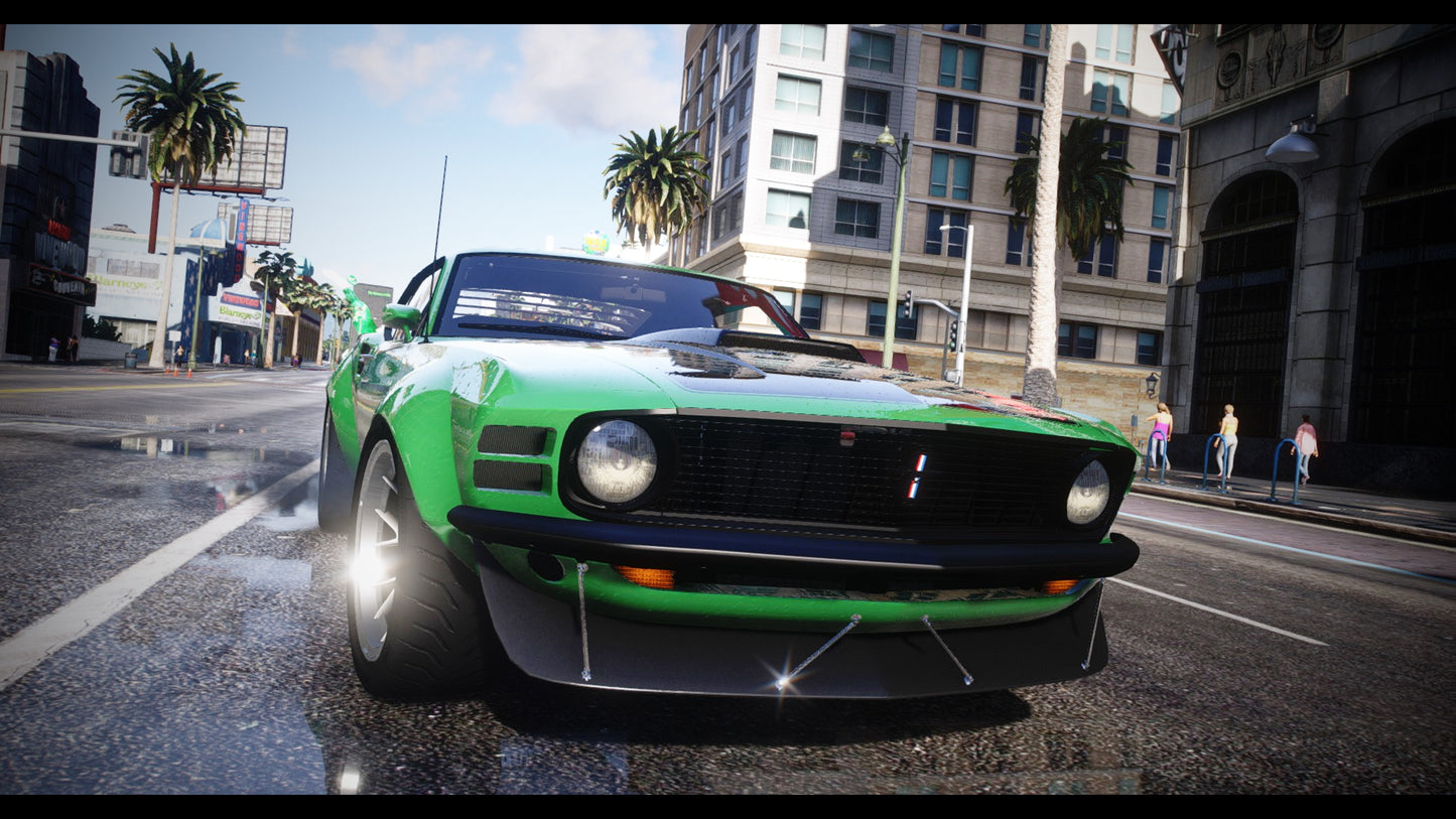 1970 Ford Mustang Boss G.O.M. Styling + Addon Sound